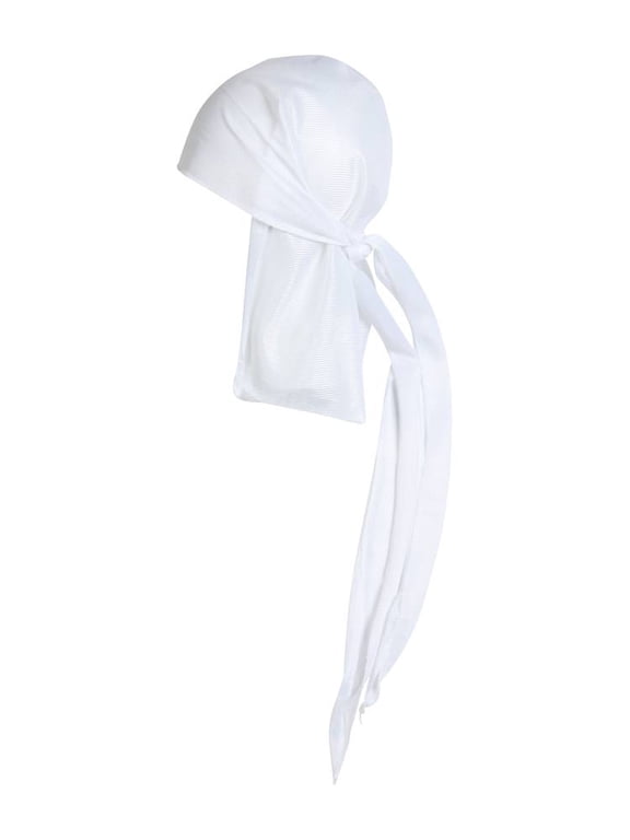 New Sport Head Wrap Du-Rag - , White