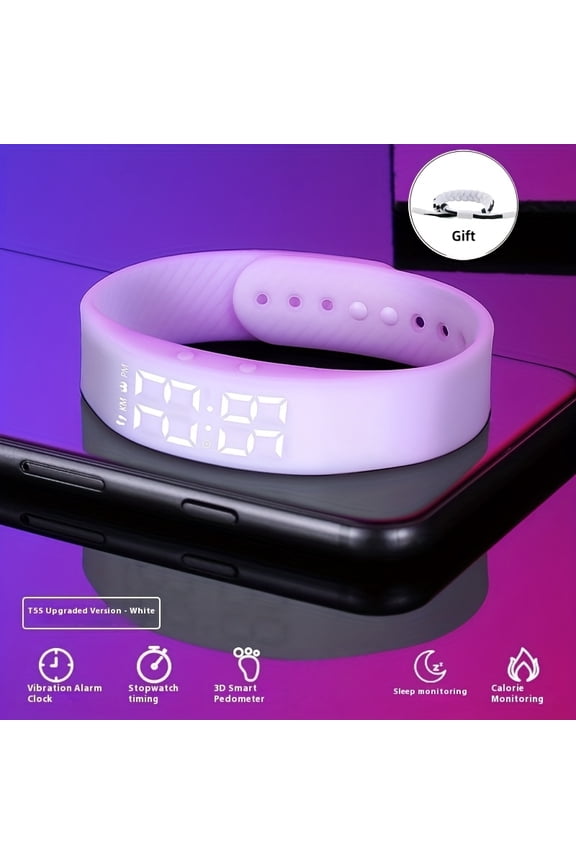 New Sports Fitness Smartwatch - Tracks Running Steps, Monitors Calories Burned, Features an Alarm Function, No Wireless App Connection Needed - Simple Outdoor Hiking