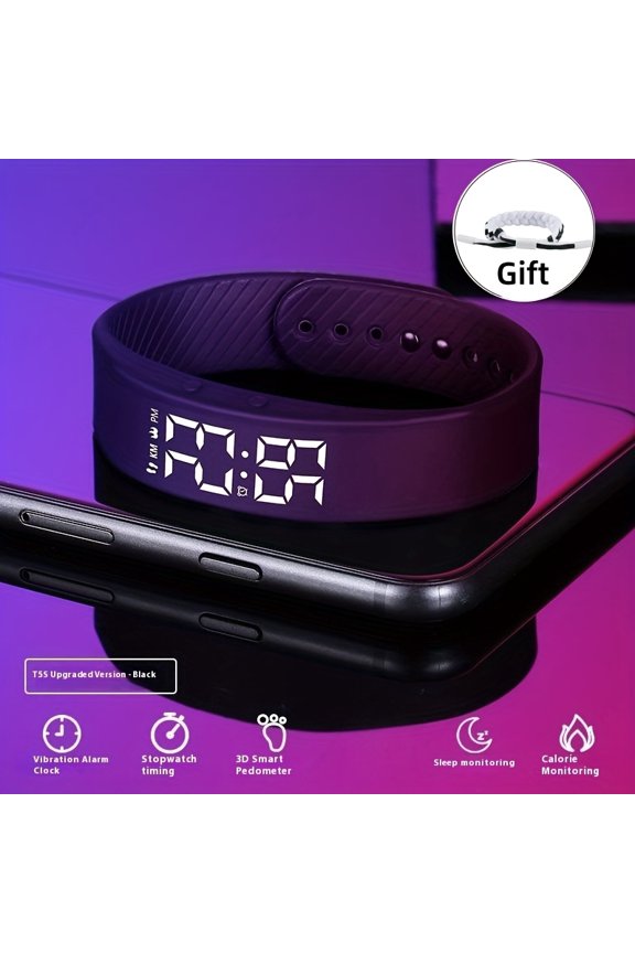 New Sports Fitness Smartwatch - Tracks Running Steps, Monitors Calories Burned, Features an Alarm Function, No Wireless App Connection Needed - Simple Outdoor Hiking