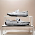 thumbnail image 1 of New Spring Loafers for Men, Easy to Wear Slip-On Driving Shoes, Flat Casual Shoes with Non-Slip Features, Breathable And Comfortable, Versatile Single Shoes with a Non-Slip Rubber Sole, 1 of 9