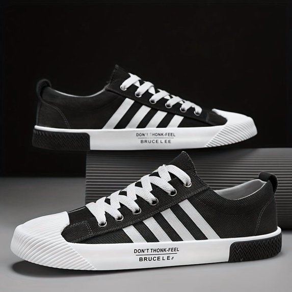 New Spring Men's Sports & Casual Shoes from the European Site: Thick-Soled, Wear-Resistant, Fashionable, Comfortable, and Versatile Skate Shoes for Men