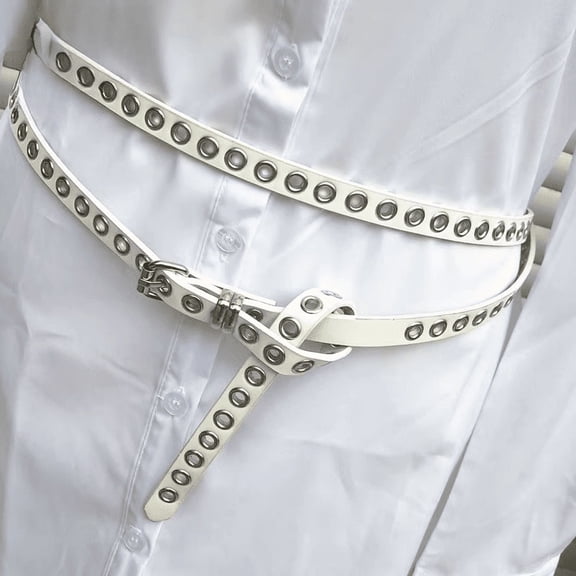 New Spring/Summer Belt Extended Dress Thin Belt Double Loop Knotting Accessories Skirt Belt Women's Simple Waist Chain