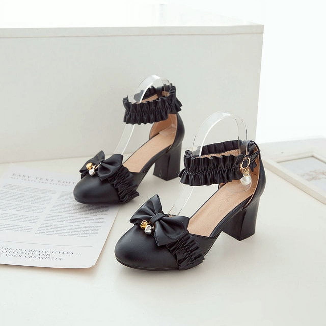 New Spring Summer Girls High Heels Princess Shoes Children Dress ...