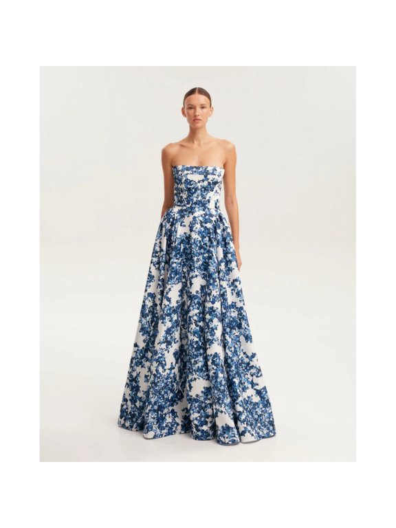 New Spring/Summer Off-Shoulder Dress, Elegant Long Evening Gown