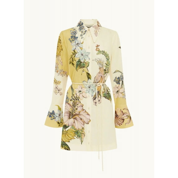 New Spring/Summer Printed Casual Flared Sleeve Dress for Women