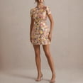 thumbnail image 1 of New Spring/Summer Short-Sleeve Sequined Round Neck Dress, Casual Party Dress for Women, 1 of 5