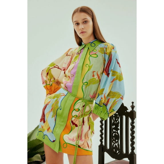 New Spring Women's Printed Casual Dress