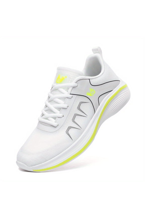 New SpringMen'S Summer Outdoor Running Shoes - Slip-On/Lace-Up Closure, All-Season Lightweight Design for Hiking,,Breathable Mesh & Fabric Upper, Shock-Absorbing PVC Sole, Casual Wear & Cross-borde