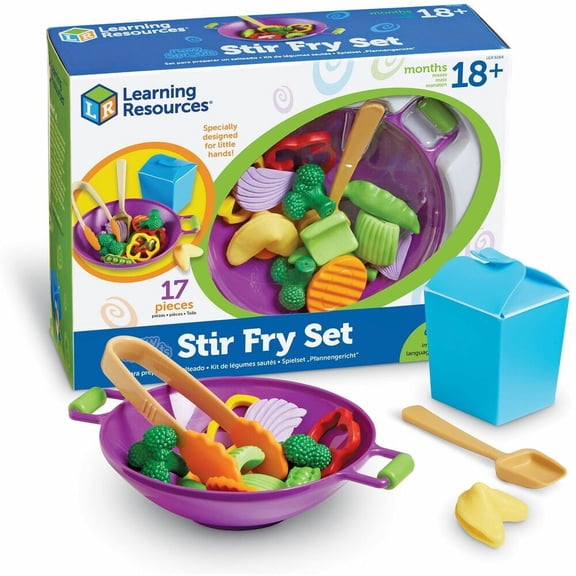 New Sprouts, LRN9264, Stir Fry Play Set, 17 / Set, Assorted