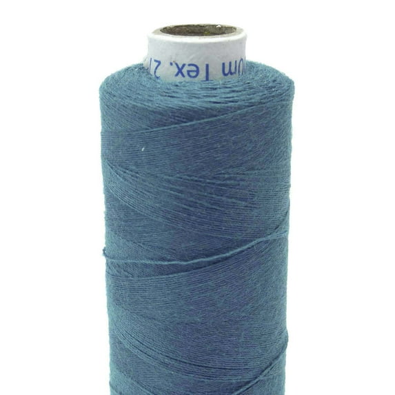 New Spun Wholesale Spool Blue Polyester Thread 20 Pcs Quilting Sewing Supplies