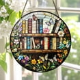 thumbnail image 1 of New Stained Glass Book Suncatcher Window Decor, Book Club Gift, Fantasy Book Lover Gift Glass Suncatcher, Book Reader Gift, Bookish Gift Art, 1 of 4