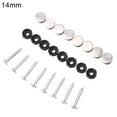 thumbnail image 1 of New Stainless Steel Advertising Screws Nails Decoration Screw Covers Mirror Fasteners Mirror Fixing Nails Screws Decorative Cap 14MM, 1 of 8