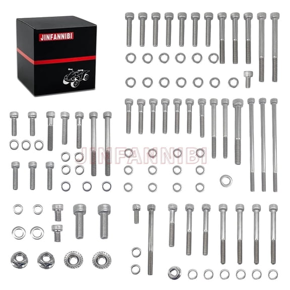 New Stainless Steel Engine Bolt Screw Kit Set for Honda TRX400EX 400EX 400X SPORTRAX