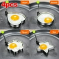 thumbnail image 1 of New Stainless Steel Fried Egg Mold Heart Pancake Maker Breakfast Baking Omelette Rings Cooking Tools Kitchen Accessories Gadget, 1 of 9