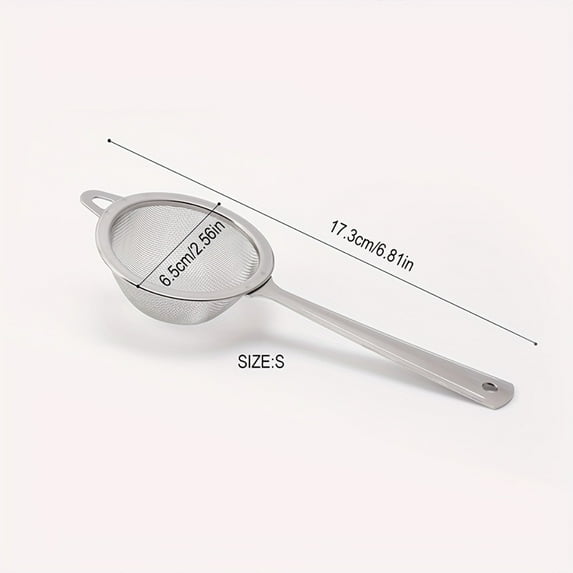 New Stainless Steel Matcha Sifter Very Fine Mesh Rust-Proof Tea Strainer Easy to Clean Small Food Sifters for Kitchen