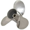 thumbnail image 1 of New Stainless Steel Propeller Compatible With 6 - 15 Hp Mariner 8 Spline 10 Marathon 8 Spline 15 1995-2001 By Part Number 1121-093-07 Diameter 9.25 Pitch 7 Blades 3 Spline Tooth 8 Right Hand Rotation, 1 of 2