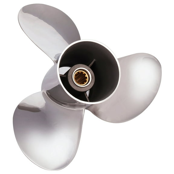 1994-2026 Mariner EFI Optimax Verado 4-Stroke 150-300HP Stainless Steel 3-Blade Propeller Fits 15-Spline 14.25 x 17 Pitch RH Outboard 58233-ZY3-A17H Tohatsu BFT115-BFT250