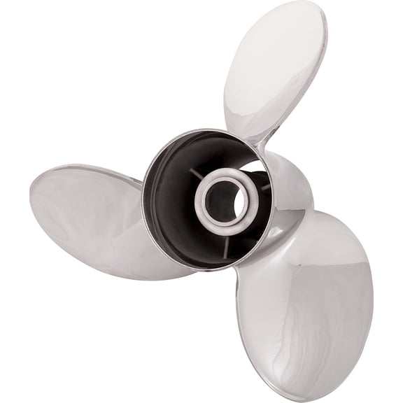New Stainless Steel Propeller Compatible With Mercury By 9572-155-17 3152 1920 48-90159A46 6CF-45978-00-00 6CF-45978-20-00 6R1-45978-A0-00 90159A46 Diameter 15.5" x 17" Pitch LH Rubex