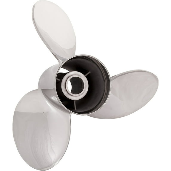 New Stainless Steel Propeller Compatible With Mercury Omc I/O By 9571-160-17 3153 1520 6AW-45970-00-00 6AW-45972-10-00 6AW-45972-20-00 99105-00800-17P Diameter 16" x 17" Pitch RH Rubex