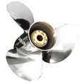 thumbnail image 1 of New Stainless Steel Propeller Compatible With Nissan/Tohatsu 140A 2-Cycle 15 Spline 140 For Years 1988-1997 By 3431-140-11 Mar-Pntn3-V4-11 Diameter 14" x 11" Pitch x 15-Spline 3 Blades RH New Saturn, 1 of 2