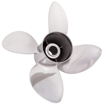 New Stainless Steel Propeller Compatible With Omc I/O Suzuki By 9573-153-24 6AW-45B74-10-00 6AW-45B74-20-00 990C0-00840-24P MAR-15424-0R-E0 Diameter 15.25" x 24" Pitch RH Rubex
