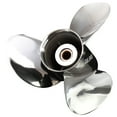 thumbnail image 1 of New Stainless Steel Propeller Compatible With Mercury 2 Stroke 15 Spline 250 75-300 Hp For Years 1994-2005 By 1552-148-19 345163 58133-Zy3-B19Hr Diameter 14.75" x 19" Pitch x 15-Splines 3 Blades LH, 1 of 2