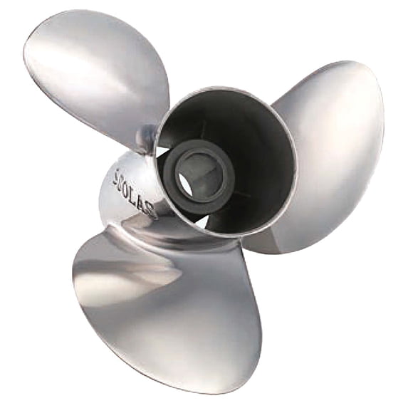 New Stainless Steel Propeller Compatible With Yamaha 2 Stroke / C115 / P115 15 Spline 115 1984-2010 By 392261 688-45932-60-98 6N7-45970-00-00 99105-00100-14P Mar-13213-Tr-D0