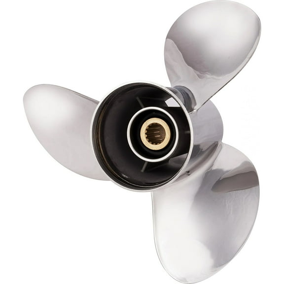 New Stainless Steel Propeller Compatible With Yamaha P / Px150 15 Spline 150 130-300 HP 1991-2010 By 3532-143-17 68G-45972-00-00 6K1-45978-02-98 Diameter 14.25" x 17" Pitch x 15-Spline LH New Saturn