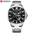 thumbnail image 1 of New Stainless Steel Quartz Men's Watches Fashion Curren Wrist Watch Causal Business Watch Top Luxury Brand Men Watch Male Clock - Quartz Wristwatches, 1 of 6