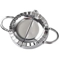 thumbnail image 1 of New Stainless Steel Ravioli Mould Dumpling Maker Wrapper Pierogie Pie Crimper Pastry Dough Press Cutter Kitchen Gadgets (Round Handle), 1 of 5