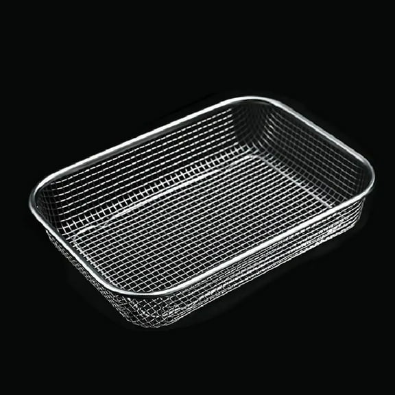 New Stainless Steel Washing Basket Mesh Colander Sink Strainer Colander Net Baskets Washing Basin Storage Basket Kitchen Supply