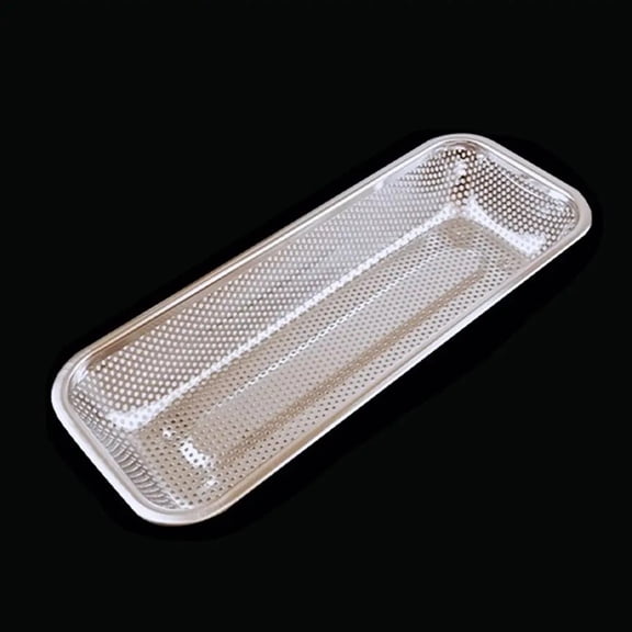 New Stainless Steel Washing basket Sink Strainer Colander Square Mesh Colander Vegetable Storage Basket Washing Basin