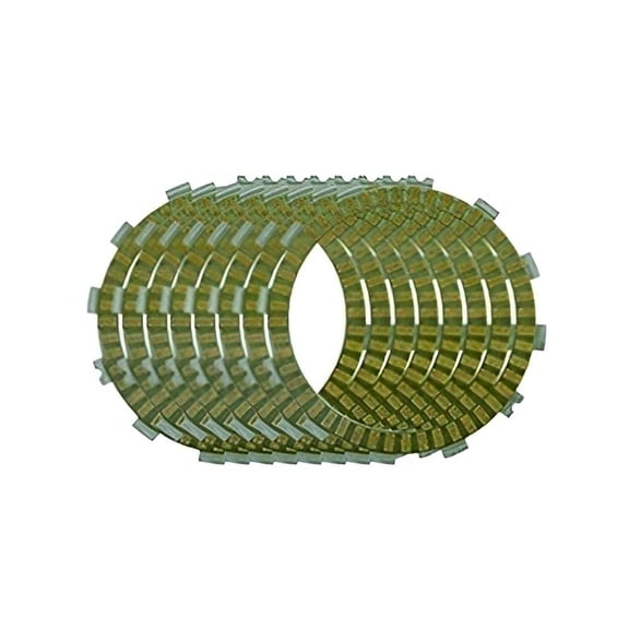 New Clutch Friction Plate Set Compatible with 1987-1988 Kawasaki Tecate 4 250 KXF250 ATV 13089-1076 7 Plates 250cc 4-Stroke Precision-cut Direct High-quality Heat-resistant Grooved