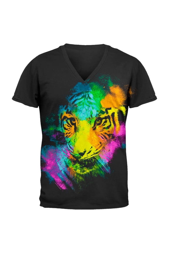 - Painted Tiger Soft T-Shirt - Large