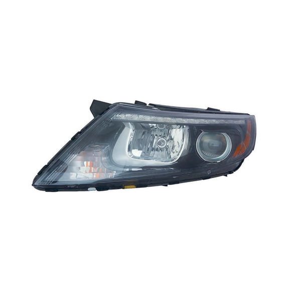 New Standard Replacement Driver Side Headlight Assembly, Fits 2014-2015 Kia Optima (2014+)