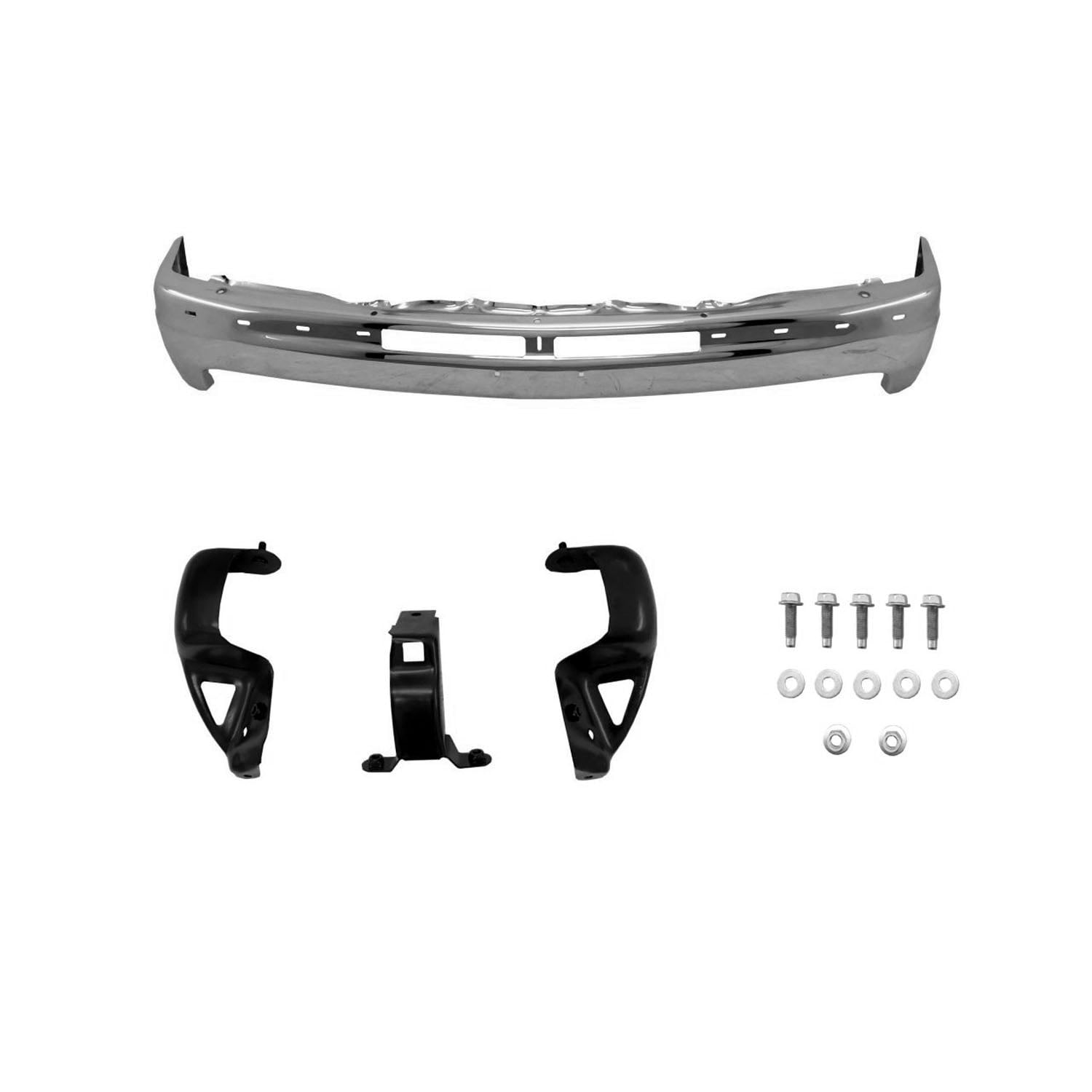 New Standard Replacement Front Bumper Assembly, Fits 1999-2002