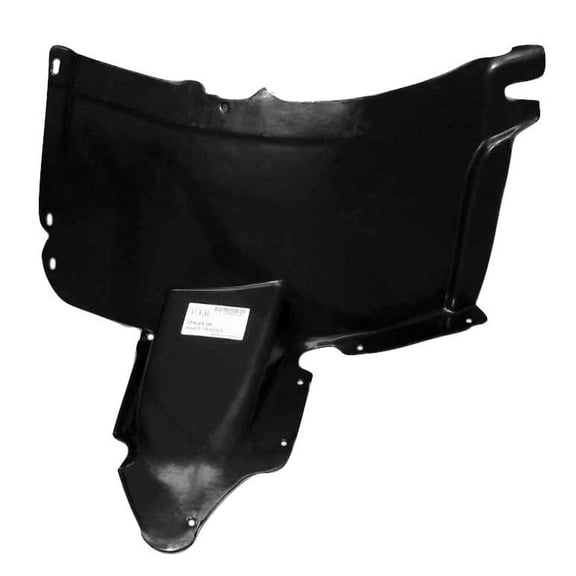 New Standard Replacement Front Right Forward Fender Splash Shield, Fits 2005-2010 Volkswagen Jetta