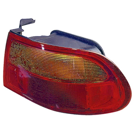 New Standard Replacement Passenger Side Outer Tail Light Assembly, Fits 1992-1995 Honda Civic Hatchback