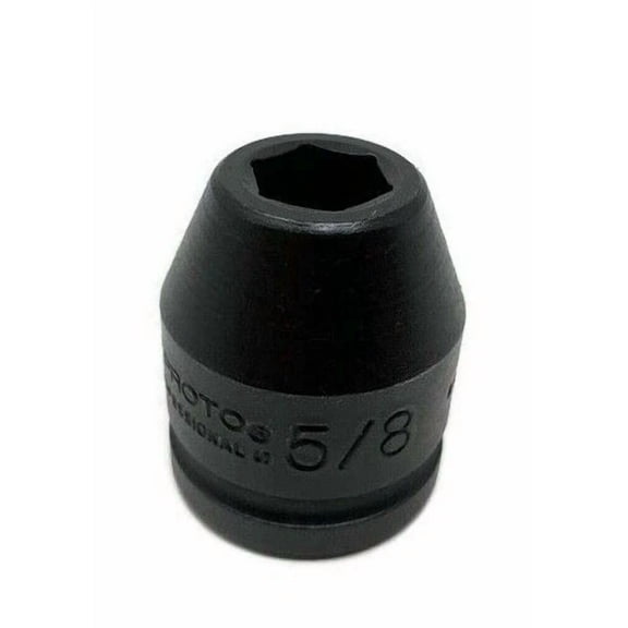 New Stanley Proto J07510 6 Point 3/4" Drive Impact Socket, 5/8"