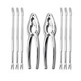 New Star Foodservice 27983 8-Piece Seafood Tool Kit, Includes Lobster Crackers and Forks Set