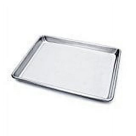 New Star Foodservice 36831 Commercial 18-Gauge Aluminum Sheet Pan, 9 x 13 x 1 inch (Quarter Size)