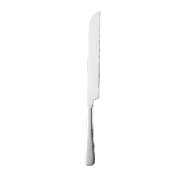 New Star Foodservice Hollow Handle Notched Serving Spoon, Stainless Steel, 13-Inch