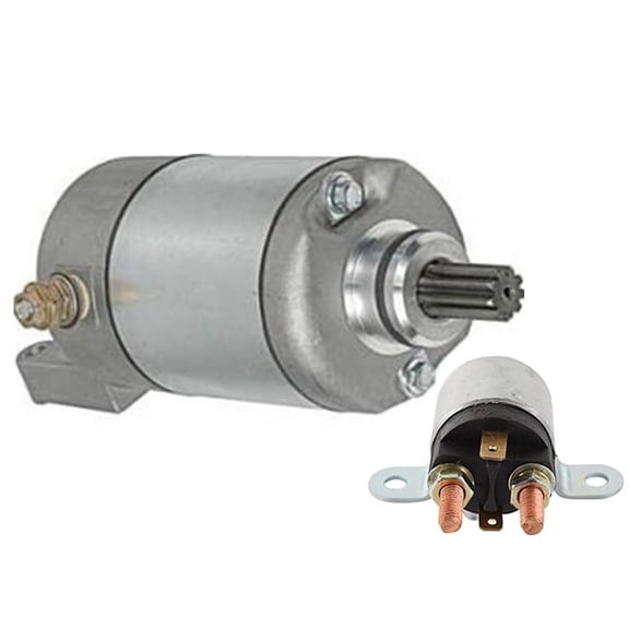 New Starter And Relay Kit 12 Volt 9 Tooth Fits Can-Am ATV Outlander 400 650 800