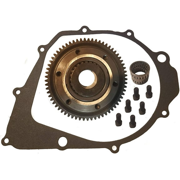 New Starter Clutch And Gasket For Yamaha Warrior 350 1987 1988 1989 1990 1991 1992 1993 1994 1995 1996 1997 1998 1999 2000 2001 2002 2003 2004 YFM 350