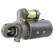 New Starter 12V Clockwise Compatible with 1972-1982 Massey Ferguson Tractor Backhoe Tractor Industrial Perkins Diesel Delco Remy 12 Volt CW 579937M91 534191M91 579936M91 1998480