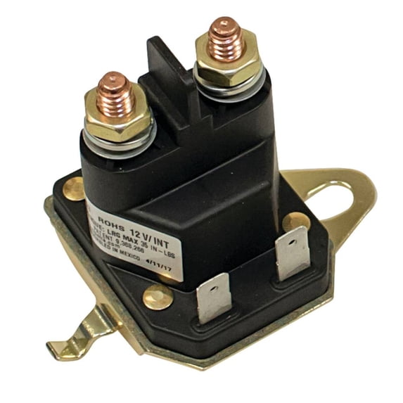 Starter Solenoid Compatible with AYP LZ11577RB LZ145H97 LZ20H107 606140 Husqvarna Craftsman Ariens MTD Cub Cadet Mower 12V 582042801 532192507 582042802 1241-211 LT2000 YS4500 1261-211