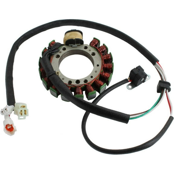Magneto Stator Compatible with Yamaha Kodiak 400 YFM400FW Big Bear 350 YFM350U YFM350FW Warrior 350 YFM350X Moto-4 348cc 401cc ATV 1993-2001 12V 4-Stroke 4GB-85510-00-00 3HN-85510-10-00