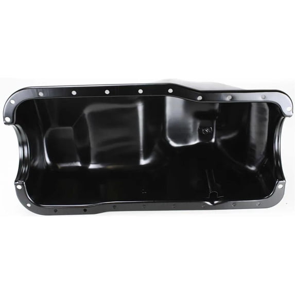 New Steel Oil Pan Compatible With Ford E-350 Econoline Club Wagon XL HD 8 Cyl 5.8L E-350 Econoline Custom 8 Cyl 5.8L Bronco XL 8 Cyl 5.8L 1988-1997 By 643 103028 264005 501048