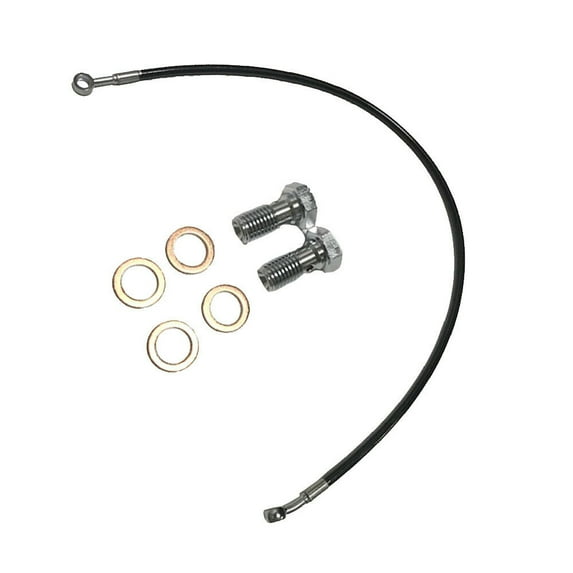 New Steel Racing Rear ATV Brake Line +4" for Yamaha 90 - 06 Banshee 350 YFZ350