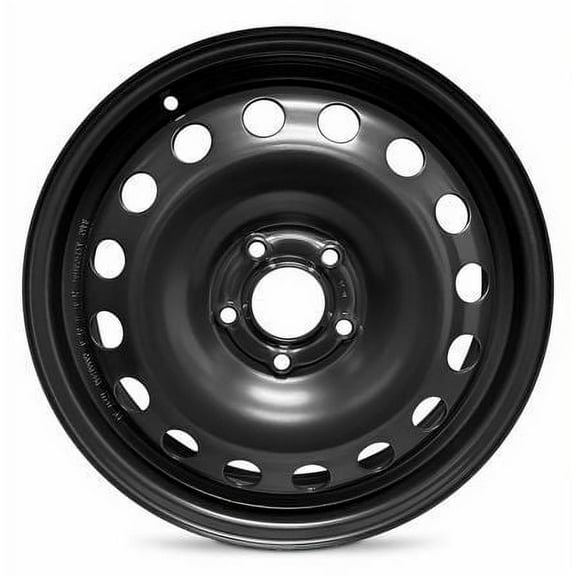 New Steel Wheel Rim for 2007-2020 Hyundai Santa Fe 17 in 5 Lug Black Fits R17 Tire Direct Fit
